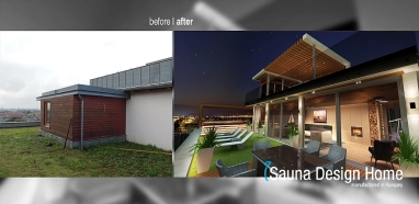 Wellness tetőterasz építés Wellness tetőterasz építés