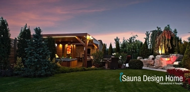 Wellness terasz szaunával jacuzzival Wellness terasz szaunával jacuzzival