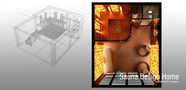 Wellness szaunaház Himalája sóteráápiával Wellness szaunaház Himalája sóteráápiával